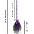 thumbnail image 3 of Detachable Plastic Witch Broomstick - Halloween Cosplay Prop, 3 of 6