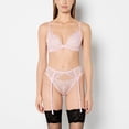 thumbnail image 4 of Designer Collection Garter Belt with Be Mine Embroidery in Sweet Dream, 4 of 6