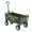 Green, variant on APOLLOLIFT Folding Wagon Cart, Outdoor Foldable Garden Cart for Sports, Shopping, Camping, Portable 220lbs Beach Wagon, Blue