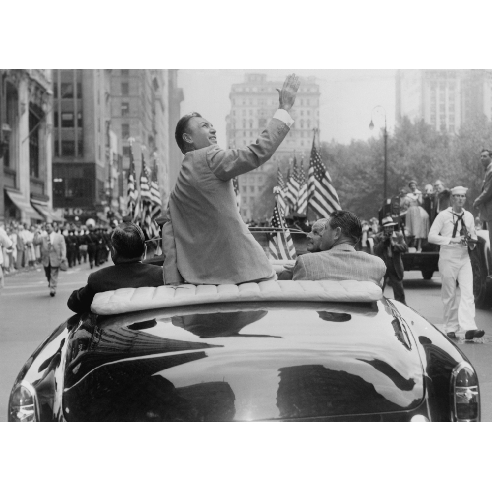 Ben Hogan Honored In A Ticker-Tape Parade In New York City. He Had Just Returned From Winning The 1953 British Open