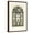 Brown Frame, variant on Art.com Art Nouveau Stained Glass Art Print, 12" x 18"