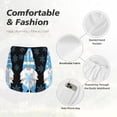 thumbnail image 4 of Balery Christmas Gnome Snowflake Pantalones cortos deportivos para mujer con forro y dos bolsillos, elásticos, para entrenamiento, gimnasio, yoga-Small, 4 of 7