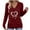 #084-Red, variant on ICHUANYI Womens Valentine's Day Long Sleeve V Neck Shirts Tops Valentines Blouses Pullover Sweaters Tunic Fashion