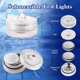 thumbnail image 4 of Luces LED sumergibles, velas blancas sin llama, funcionan con pilas para jarrones, acuarios, fuentes, decoraciones para bodas, fiestas, paquete de 12, 4 of 4