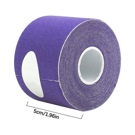 Beauty Clearance Under  Disposable Invisible Pull-Up Tape Muscle Tape Elastic Non-Woven Elastic Sports Tape Purple