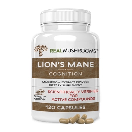 Lion s Mane  Cognition  120 Capsules  Real Mushrooms