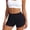 Black, variant on Swim Shorts Women Full Coverage High Waisted Swimsuit Lightweight Solid Color Ruched Scrunch Swim Bottom Black L