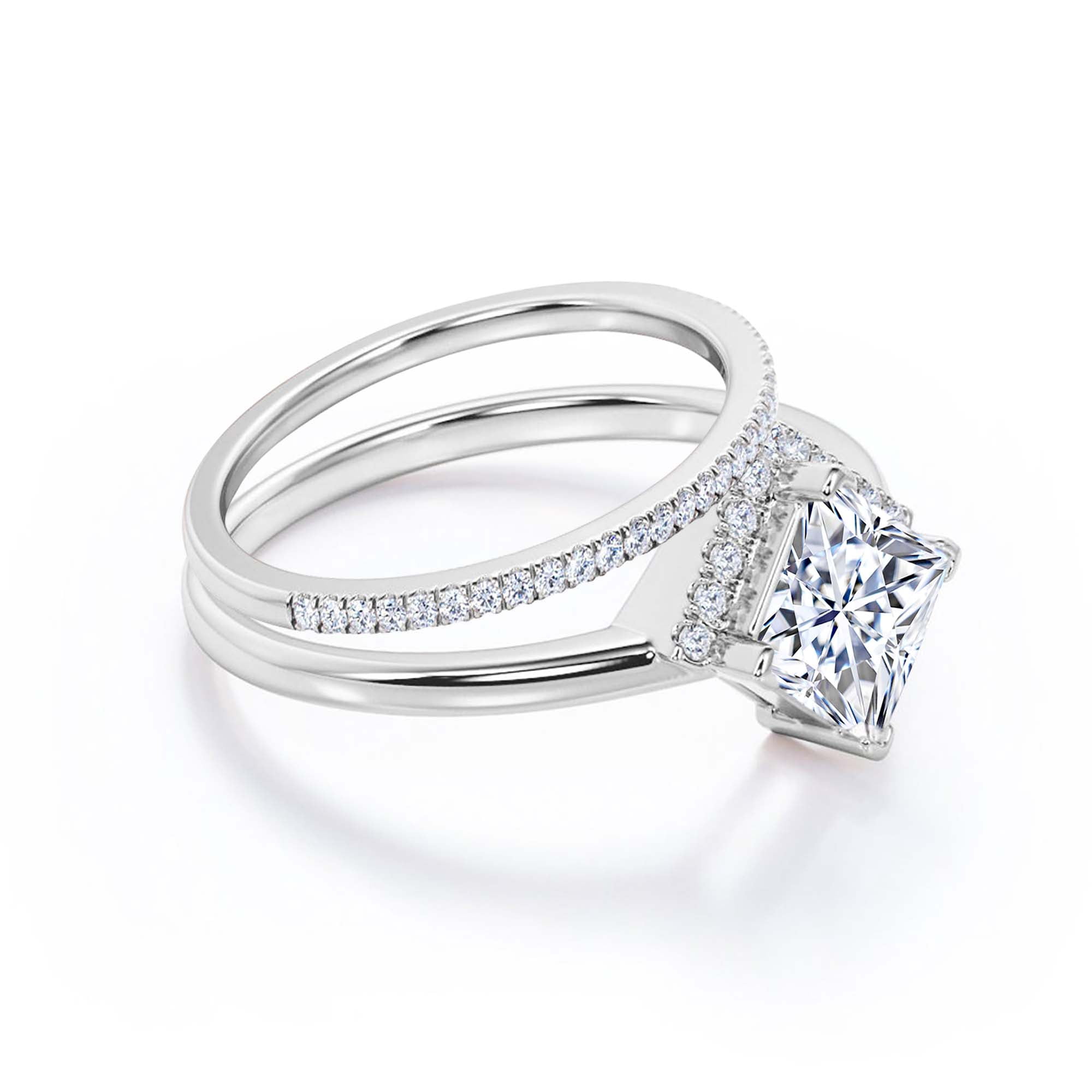 One diamond silver ring outlet