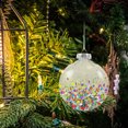 thumbnail image 4 of 36 Uds adornos de bolas de Navidad adornos de bolas planas transparentes adornos de árbol de Navidad, 4 of 4