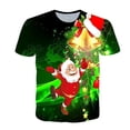 thumbnail image 4 of Camiseta de manga corta con cuello redondo para hombre y mujer, camisa informal con estampado 3D de Hip Hop, tendencia festiva de Carnaval y Navidad, Feliz Año Nuevo, 4 of 4