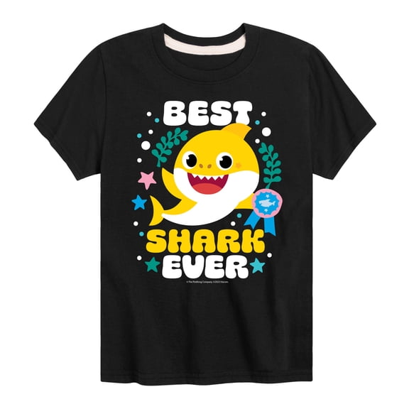 Baby Shark - Best Shark Ever Short Sleeve Graphic T-Shirt