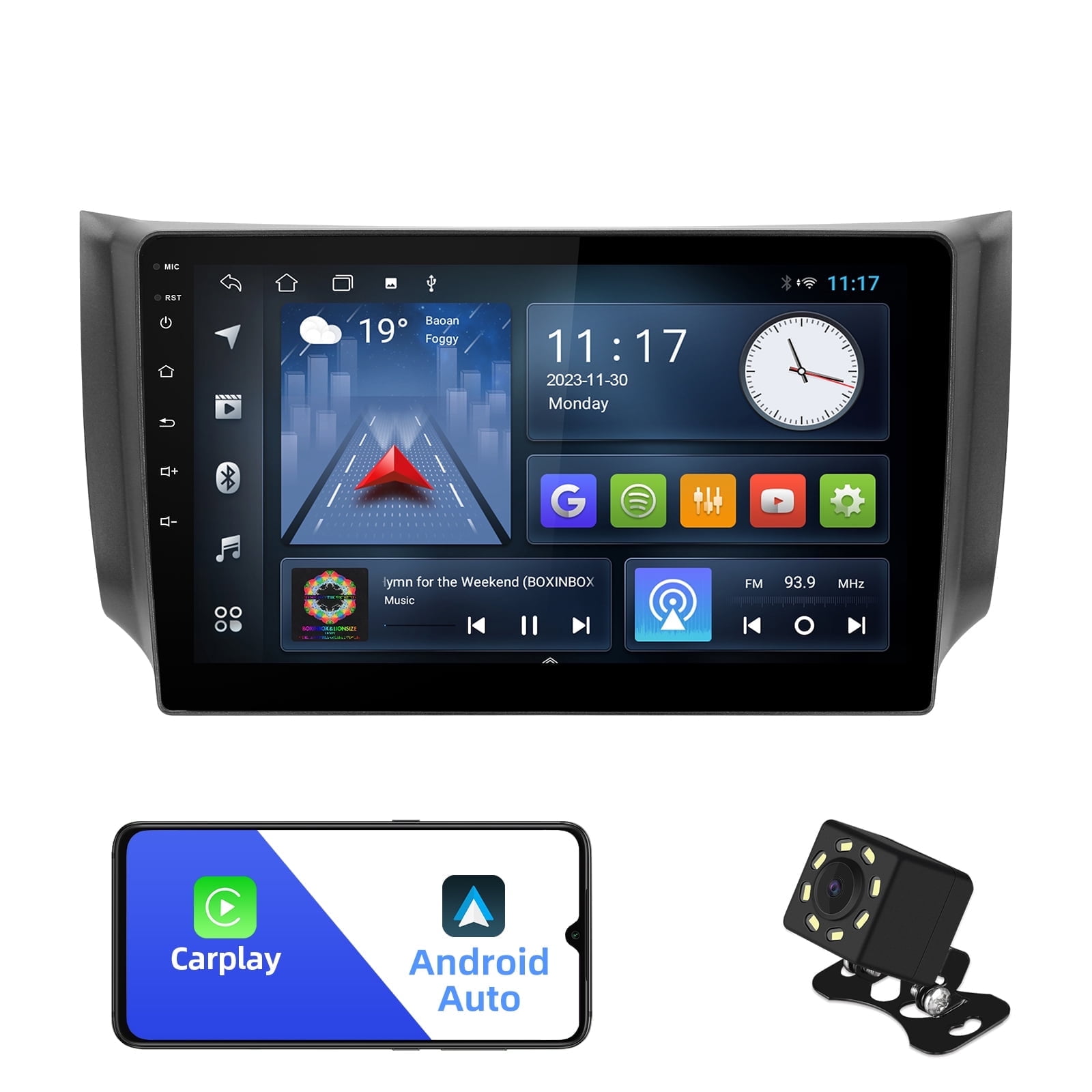 Android 13 Car Stereo For Honda CRV 2002-2006 – 9-Inch Touch Screen, Wireless CarPlay & Android Auto, GPS, Backup Camera, 2GB+64GB