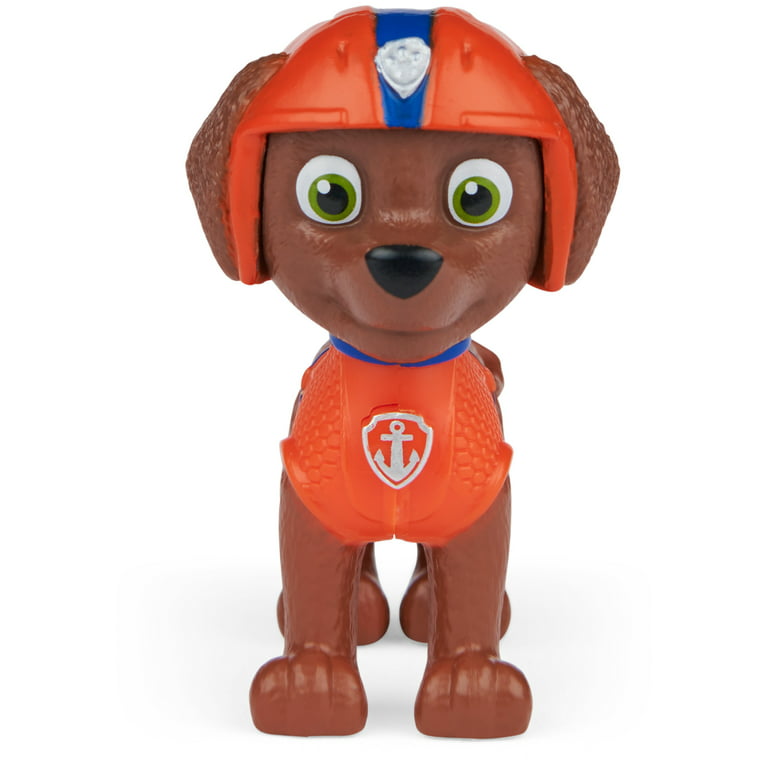PAW Patrol, Zuma Action Figure with Clip-on Backpack and Projectiles