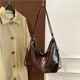 thumbnail image 5 of Bolso bandolera de PU con cremallera 2024 de alta calidad, sólido, de gran capacidad, versátil, moderno, suave, sencillo, para el hombro, 5 of 5
