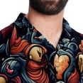 thumbnail image 5 of Love Men's Casual Hawaiian Shirts, Printed Button Down Short Sleeve Summer Beach Tops with Spread Collar - Unisex, 5 of 6