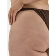 thumbnail image 4 of No Boundaries Women's Low Waist High Leg Cheeky Bikini Bottoms, Sizes XXS-XXL, 4 of 4
