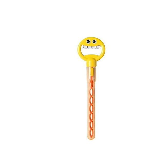 Rbaofujie Bedroom Wall Decor 32 Holes Bubble Wand Toy 32 Hole Smiling Face Bubble Stick With Bubble Refill 2024 New Children's Bubble Wand Toy 10mlHouse Decor Yellow