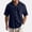 Navy |#8, variant on Men's Short Sleeve Button Down Shirt Casual Summer Beach Wedding Vacation Shirts (Dark Gray,L)
