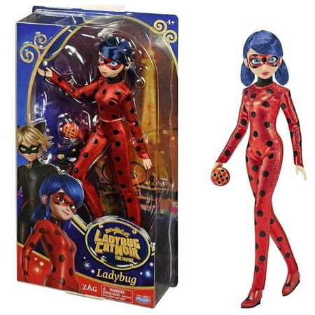 Miraculous Ladybug & Cat Noir Movie Fashion Doll - Movie Ladybug Fashion Doll - 10.5" Fashion Doll with Movie Accessory