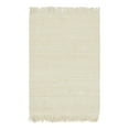 thumbnail image 3 of Unique Loom Chunky Jute Collection Area Rug (4' 1" x 6' 1" Rectangle Ivory), 3 of 7