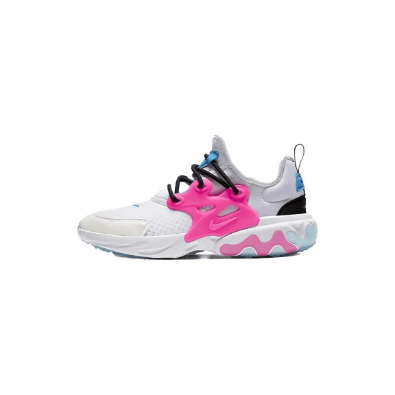 NIKE GRADE SCHOOL React Presto GS "White Hyper Pink Photo Blue" BQ4002 101 from Stadium Goods