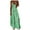 Green, variant on Women's 2023 Summer Dress Solid V-Neck Racerback Slim Fit Wrapped Hip Dress Maxi Dresses Beach Sundress Dress Green 3XL, US Size:14