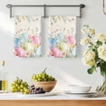 thumbnail image 3 of Easter Eggs Kitchen Towels Set of 2, Spring Daisy Eucalyptus Leaves Vintage Absorbent Dish Towels for Kitchen, Microfiber Hand Towel, Quick Drying Tea Towel for Cleaning Decorative Dishcloths, 3 of 7