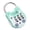 Green, variant on Hevirgo Code Number Lock Anti-theft High Strength Accurate Cute Cat Mini Luggage Suitcase Number Password Lock for Dorm Drawer(Green)