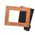 thumbnail image 2 of ThisWear Personalized Gifts Grandpa Gift Pop's Lil' Buddy Grandson Natural Wood Engraved 5x7 Landscape Picture Frame Wood, 2 of 6