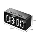 thumbnail image 1 of Speakers Bluetooth Wireless Led Mirror Clock wtih Screen 5.0 Wireless Bluetooth Audio Alarm Clock Three Brightness Call Card, Built In Lithium Battery Digital Alarm Clock, 1 of 7