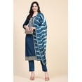 thumbnail image 5 of Trendmalls Women's Wear Cotton Fabric Embroidery Stright Kurta with Salwar Suit Set, 5 of 11
