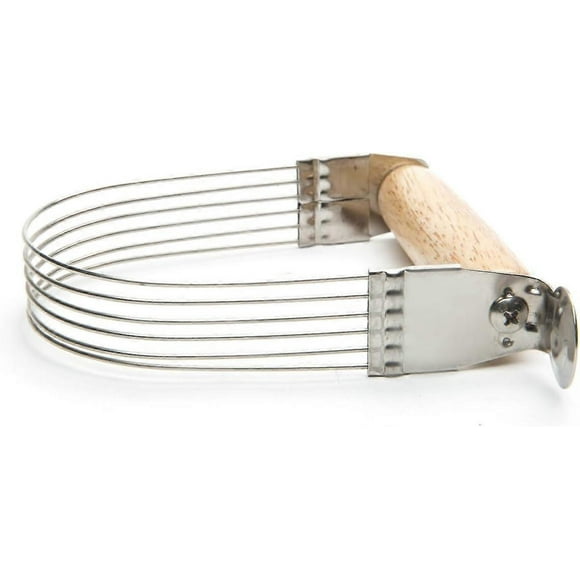 2Pcs Pastry Blender, 5", Steel and Wood