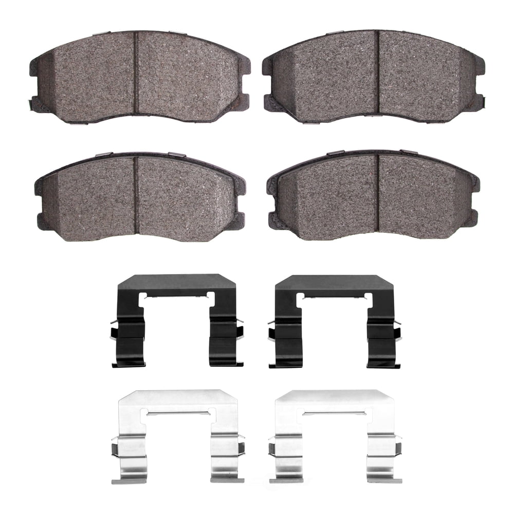 Dynamic Friction Company 1551-1264-01 DFC 5000 Advanced Brake Pads - Ceramic and Hardware Kit - OE