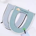 thumbnail image 4 of Toilet seat cushion with handle fully covered household toilet seat cushion detachable and washable toilet seat cushion suitable for all seasons, 4 of 6