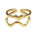 thumbnail image 1 of Dsscvnef Adjustable Rings for Women Girls Stackable Open Finger Jewelry Inspirational Fashion Thumb Ring Set Elegant Design, 1 of 8