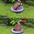 thumbnail image 6 of Mini Statue with Manhole Base - Lifelike 2.3" Resin Animal Ornament for Desk, Garden & Lawn Decor, Gift for Enthusiasts, 6 of 9
