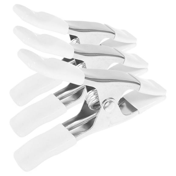 Raindrops 3pcs Canopy Clips Heavy Duty for Woodworking Projects White Iron Clamps
