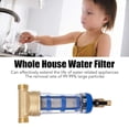 thumbnail image 2 of Filtro de agua de sedimentos reutilizable con sistema de centrifugado - Filtro de agua - Rosca externa - Prefiltro de sedimentos para cañería de fuente - Filtro de sedimentos (rosca macho, 2 of 5