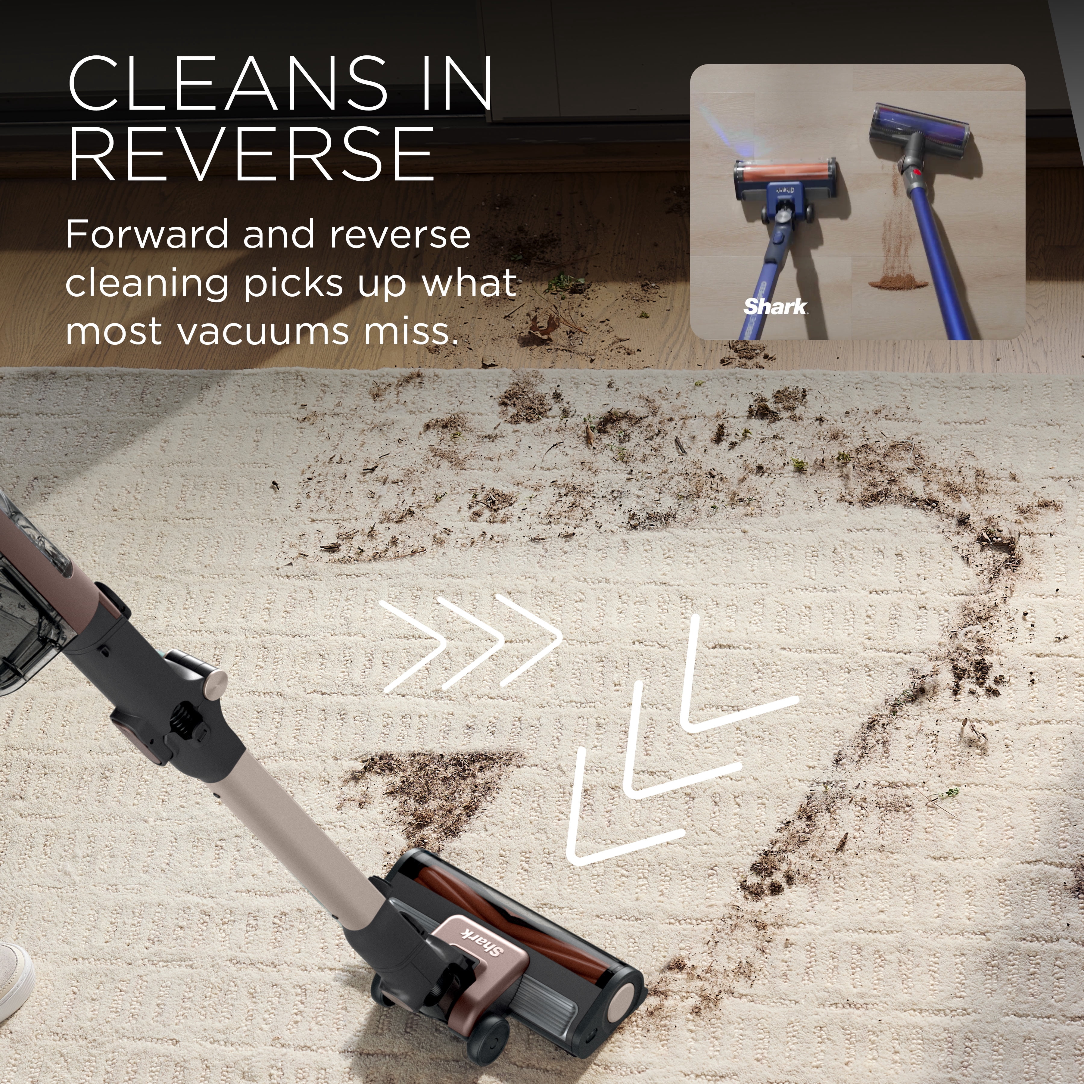 Shark PowerDetect Speed Clean & Empty - Luxe Collection, Walnut