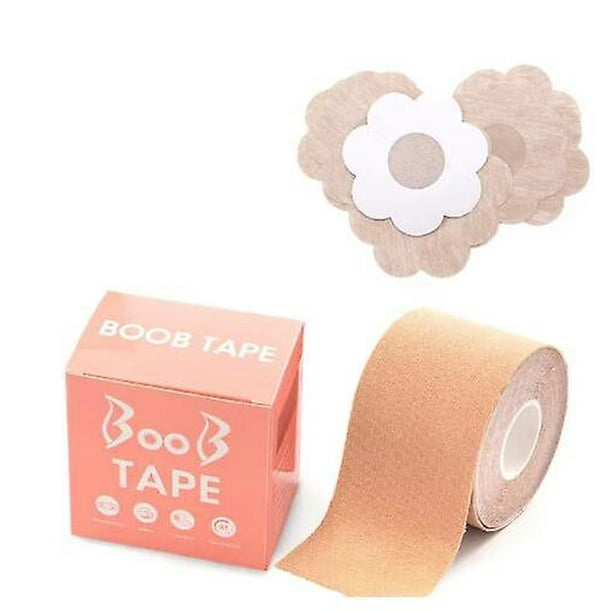 Boob Tape, Replace Your Bra-instant Breast Lift Tape For A-g, Boob Tape For  Breast Lift Silicone Nipple Stickers 