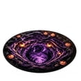 thumbnail image 5 of 3D Halloween Round Rug, Illusion Halloween Round Mat, Funny Rug with Non-Slip Soft Visual Effect Door Mat for Living Room Indoor Decor, 5 of 5