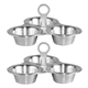 thumbnail image 1 of Salsera Triple Möven 3 en 1 – Kit de 2 Piezas Acero Inoxidable, 1 of 10