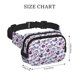 thumbnail image 4 of Easygdp music Skull record mike Fanny Packs para Mujeres y Hombres, Bolsa de Cinturón, Bolsos de Cruz para Trabajo/Correr/Senderismo, 4 of 9