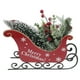 thumbnail image 2 of Trineo navideño GOOHOCHY con planta artificial, decoración navideña para mesa y hogar., 2 of 7