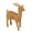 Small - 9.4 in, variant on Vallivelle 2PCS Woven Rattan Reindeer Christmas Decor Set - 11.8" & 9.4" Wicker Deer Figurines with Velvet Bows - Farmhouse Xmas Gifts Indoor Christmas Decorations for Home, Mantel, Shelf & Entryway