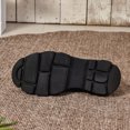thumbnail image 4 of Miluxas Women's Elastic Ankle Boots Slip on Lug Sole Chunky Heel Platform Ankle Booties for Women Black 6(37), 4 of 9