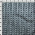 thumbnail image 3 of oneOone Polyester Lycra Navy Blue Fabric Geometric Bandhani Sewing Material Print Fabric By The Yard 56 Inch Wide, 3 of 4