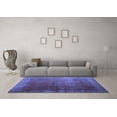 thumbnail image 3 of Ahgly Company Machine Washable Indoor Rectangle Persian Blue Bohemian Area Rugs, 6' x 9', 3 of 4