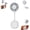 White, variant on Magnetic Phone Fan, Magnetic Fan and Phone Stand, MagneticFan for Phone, Portable Handheld Personal Fan, Rechargeable with 360° Flexible Gooseneck, 3 Speeds & Wide Airflow (Beige)