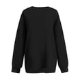 thumbnail image 6 of Sweatshirt for Women Oversized Crewneck Long Sleeve Pullover Fleece Top 2026 Fall Winter Fashion Outfits Clothes Black XL, 6 of 6